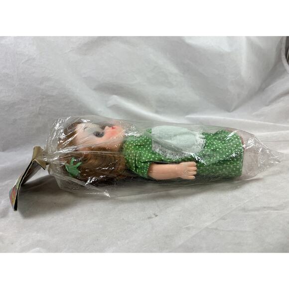 Big Eye 9" Vinyl Girl Doll Kawaii Anime Eyes New in Package Vintage 1970s - Picture 8 of 8